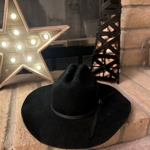 😎Wrangler Men’s Black Wool Cowboy Hat